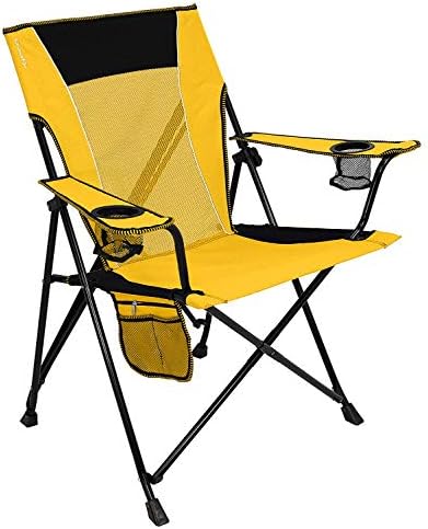 Kijaro Dual Lock Portable Camping Chairs - Versatile Outdoor Folding Sports & Lawn Chair - Locks Position Izamal Yellow - Image 6