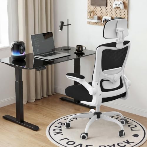 Ergonomic Office Chair for Long Hours, Adjustable Padded Lumbar Support for Lower Back Relief, 330 lb Capacity, Comfortable Computer Desk Chair for Home Office, Work & Study - Image 7