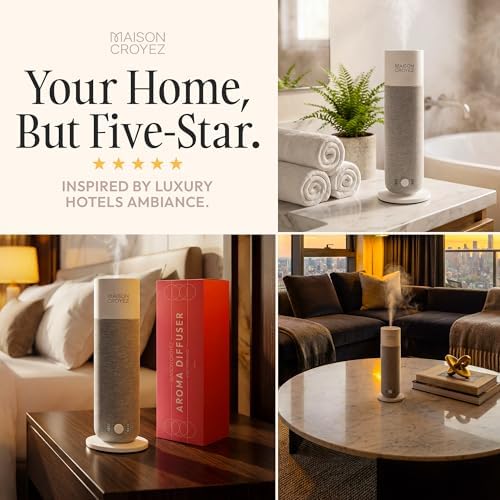Waterless Essential Oil Diffuser for Home, Large Room, White - Image 7