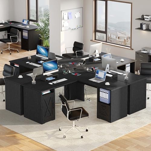 YITAHOME L Shaped Desk with Power Outlets - Image 7