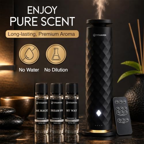 Cordless Hotel Scent Diffuser, Waterless Cold Air Oil Diffuser - Image 6