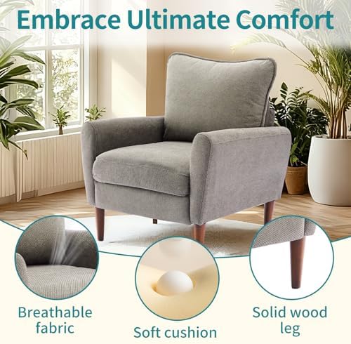 OLIXIS Comfy Accent Chair for Living Room Bedroom and Waiting Room - Image 6