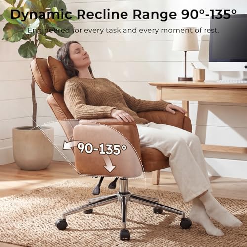 Big and Tall Ergonomic Office Chair, Criss Cross Desk Chair with Pivot Arms - Image 6