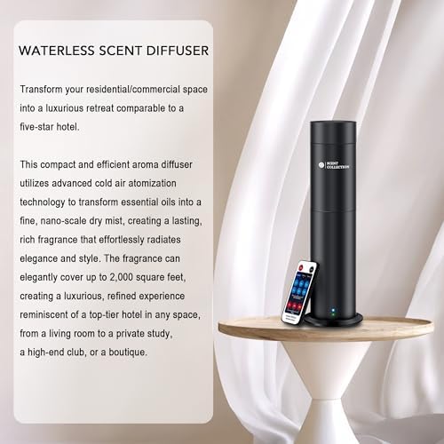 Hotel Waterless Scent Diffuser with 6 Fragrance Oils Covers up to 700 Sq Ft - Image 6