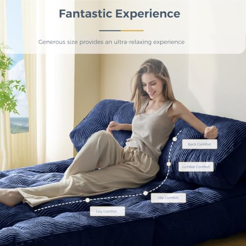 MAXYOYO Folding Sofa Bed, Convertible Chair Bed with Pillow - Image 6