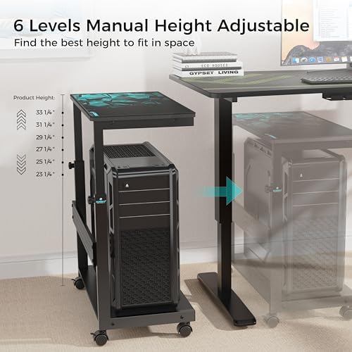 EUREKA ERGONOMIC PC Stand Height Adjustable Black - Image 6