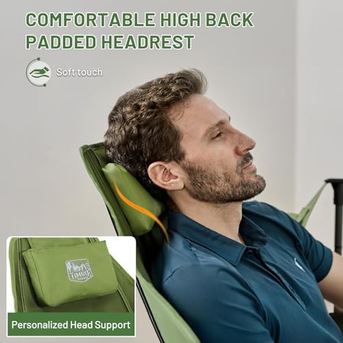 TIMBER RIDGE Hammock Camping Chair, Oversized Swinging Chair, 400lbs Load - Image 6