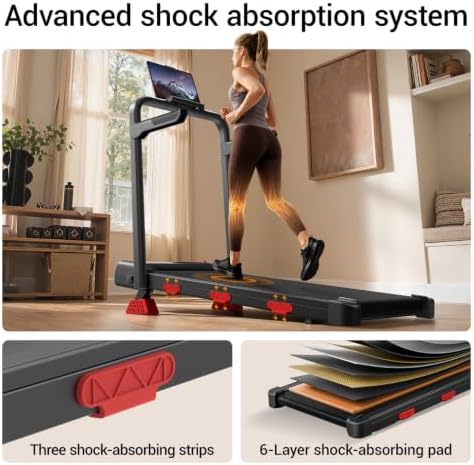 LONTEK 15% Incline Walking Pad Treadmill with Handles, Treadmills for Home - Image 7