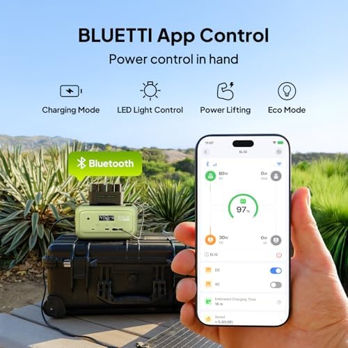 BLUETTI Elite 10 Mini Portable Power Station, 128Wh 200W Solar Generator - Image 7