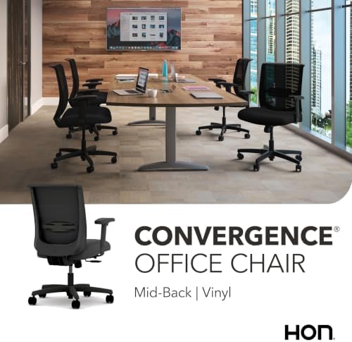 HON Convergence Ergonomic Office Chair, Office Desk Computer Chair, Black - Image 6