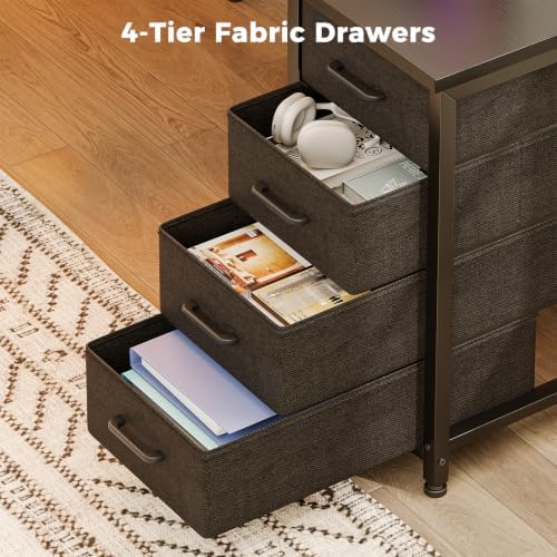 AODK 71" L Shaped Desk for Gaming and Working,Black - Image 7