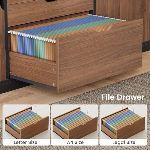 SEDETA 71" Executive L Shaped Electric Standing Desk, Brown - Image 6