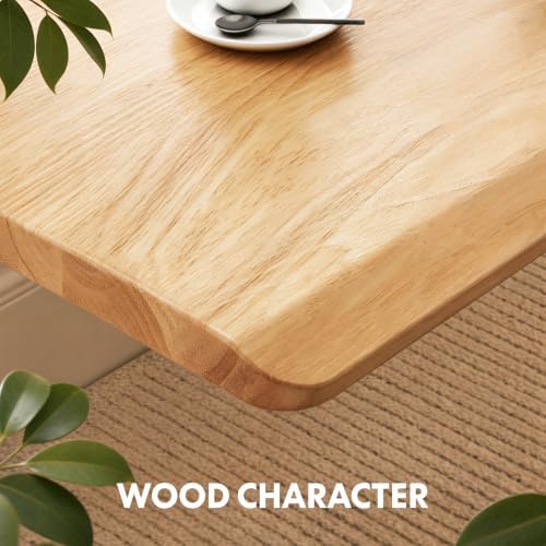 FLEXISPOT 55 x 28 Inch WoodiX Solid Wood Executive Standing Desk, Maple - Image 6