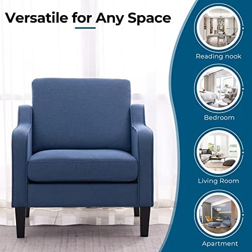 VINGLI Accent Chairs Set of 2, Modern Traditional Armchair for Living Room - Image 6