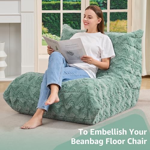 Hobestluk Big Bean Bag Chairs for Adults Fireside BeanBag Couch Togo Sofa - Image 6