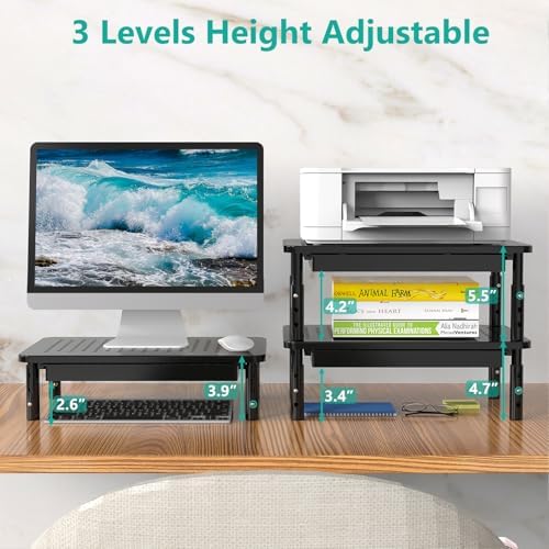 WALI Computer Monitor Stand with Storage - Image 6