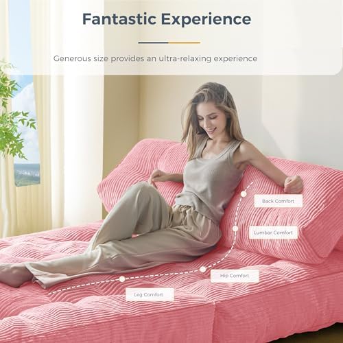 MAXYOYO Folding Sofa Bed, Convertible Chair Bed with Pillow - Image 6