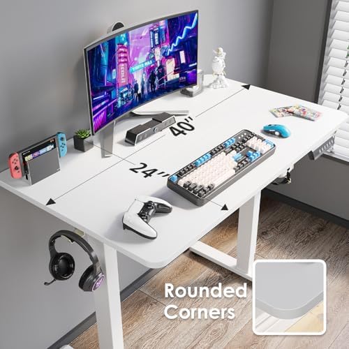 STARY Electric Standing Desk Adjustable Height Sit Stand Home Office Desk with Splice Board - Image 7