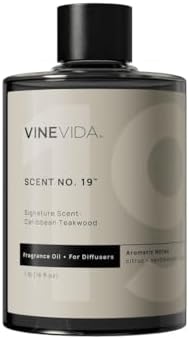 VINEVIDA [16 Fl Oz] Caribbean Teakwood Fragrance Oil for Cold Air Diffusers, Essential Oils for Diffuser Oil Refill & Air Freshener Room Spray by VINEVIDA