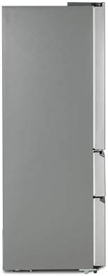 Commercial Cool 18.9 Cu. Ft. French Door Refrigerator, 33 Inch Wide Refrigerator with 2 Bottom Mount Freezer Drawers, Frost Free, LED Lighting, Digital Temperature Control, CCRF1890KS, Stainless Look - Image 3