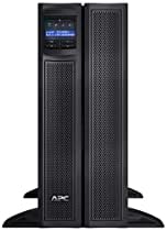 APC Network UPS, 3000VA Smart-UPS Sine Wave, Short Depth UPS with Extended Run Option, SMX3000LVNC, Network Management Card, Tower/4U Rack Convertible, Line-Interactive, 120V Black - Image 3