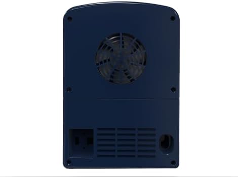 Frigidaire Mini Personal Fridge Cooler, 1 Gal Capacity fits 9 Cans, Includes Plugs for Home Outlet & DC Charger - 9.84" D x 7.09" W x 10.35" H, Indigo Denim Fabric Door - Image 6