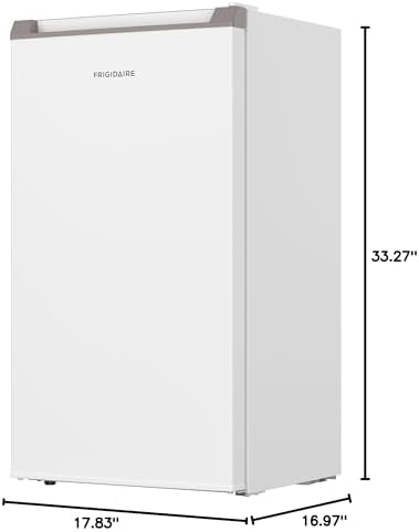 Frigidaire Mini Refrigerator, Compact Freezer Compartment, Adjustable Thermostat Control, Reversible Door, Contemporary Series, 3.2 cu ft, White - Image 7