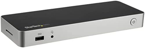 StarTech USB-C Dual HDMI & DisplayPort Dock, 60W, SD Slot, USB-A 3.0, Audio by Unknown