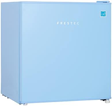 1.6 Cu' Mini Refrigerator, Small Refrigerator, Mini Fridge with Freezer, Compact Refrigerator, Blue (FR 160 BLUE) by Frestec