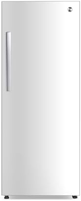 Commercial Cool 11.1 Cu. Ft. Convertible Freezer Refrigerator, Upright Fridge with Glass Shelves, Reversible Door, ENERGY STAR rated, Auto Defrost, CCUC1110GW, White - Image 2