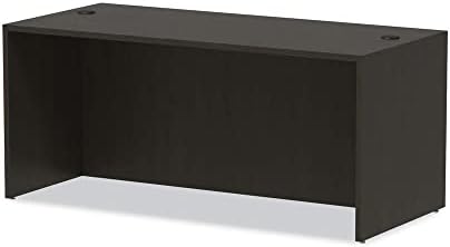 Alera Valencia Series Straight Front Desk Shell, 65" x 29.5" x 29.63", Espresso - Image 4