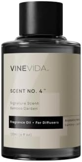 VINEVIDA [4 Fl Oz] Bamboo Garden Fragrance Oil for Cold Air Diffusers, Essential Oils for Diffuser Oil Refill & Air Freshener Room Spray by VINEVIDA