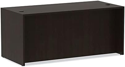 Alera Valencia Series Straight Front Desk Shell, 65" x 29.5" x 29.63", Espresso - Image 3