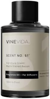 VINEVIDA [4 Fl Oz] Maple Glazed Bacon Fragrance Oil for Cold Air Diffusers, Essential Oils for Diffuser Oil Refill & Air Freshener Room Spray by VINEVIDA