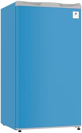 ARCTIC CHEF Mini Refrigerator-Freezer Compartment-Adjustable Thermostat Control-Reversible Doors-Ideal for Dorm, Office, RV, Garage, Apartment-BLUE, 3.2 CU.FT by ARCTICCHEF