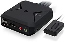 IOGEAR 2-Port USB DisplayPort Cable KVM Switch - 4K 30Hz - Remote Switch Button - Plug n Play - USB Expandable With USB Hub - 7.1 HD Audio - Mac Win - GCS52DP - Image 2