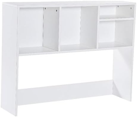Flash Furniture Desktop Bookshelf with Multiple Cubbies, White by FlashFurniture