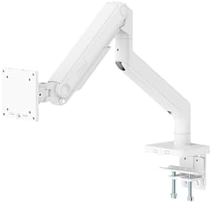 MSI MAG MT201W - Premium Heavy Duty Single Monitor Stand Arm, Supports 17-49" and 44 lbs, VESA Compatible, Adjustable Spring Assisted Mount, Clamp & Grommet, Quick Release Plate - Black by Unknown