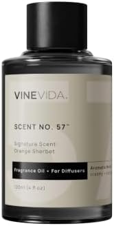 VINEVIDA [4 Fl Oz] Orange Sherbet Fragrance Oil for Cold Air Diffusers, Essential Oils for Diffuser Oil Refill & Air Freshener Room Spray by VINEVIDA