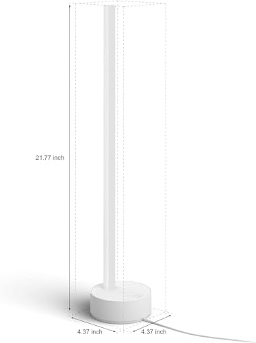 Philips Hue Signe Smart Table Lamp, White - White and Color Ambiance LED Color-Changing Light - 1 Pack - Use with Hue App - Compatible with Alexa, Google Assistant and Apple Homekit - Image 6