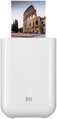 XIAOMI Portable 3x6 Instant Photo Printer Print Pictures on Zink Sticky-Backed Paper from Your iOS & Android Device. by Xiaomi