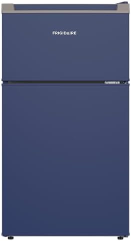 Frigidaire Compact Refrigerator with Top Freezer - 2 Door Fridge with 3.1 Cu Ft, Contemporary Series, Blue by Unknown