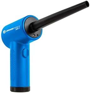 Jonard Tools AIR-1 Cordless Air Duster, 51,000 RPM Rechargeable Electric Air Blower, 3-Speed Cleaning Tool with LED Light & 5 Nozzles for Electronics, Keyboards, PC, Car, and Vents by JonardTools