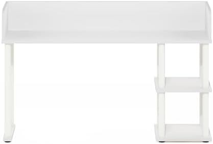 Furinno Classic Desk Shelf, 3-Shelf Desktop Hutch, Book Shelf, 3-Tier Desk Organzier, for Office Supplies, Office Desk Accessories, for Home Office, College, Dorm, White - Image 6
