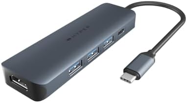 HyperDrive Next 6 Port USB Hub – USB C to HDMI 4K60Hz Display, 10Gbps Data Transfer, 100W Power Delivery Charging, 3X USB-A — Compatible w/MacBook Pro, MacBook Air, PC, and Chromebook by HYPERProductsInc