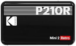 KODAK Mini 2 Retro 2x3 Portable Photo Printer, 4PASS, 38 Sheets, Black - Image 2