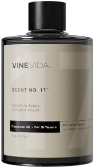 VINEVIDA [16 Fl Oz] Cannabis Flower Fragrance Oil for Cold Air Diffusers, Essential Oils for Diffuser Oil Refill & Air Freshener Room Spray by VINEVIDA