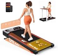 Walking Pad Treadmill with Auto Incline 12%-12Level, Quiet BLDC EvoDrive by Rockare