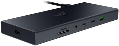 Razer USB 4 Dock, 14 Ports, Windows & Mac Compatible, Black by Unknown