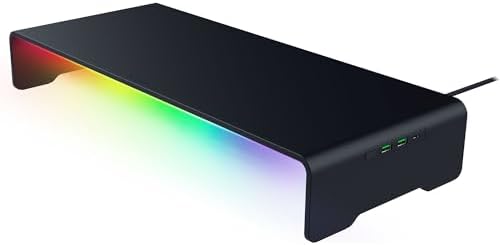 Razer Monitor Stand Chroma, 4 Port Hub, USB-A, USB-C, HDMI by Unknown